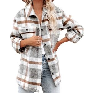 Plaid Shacket Size XL